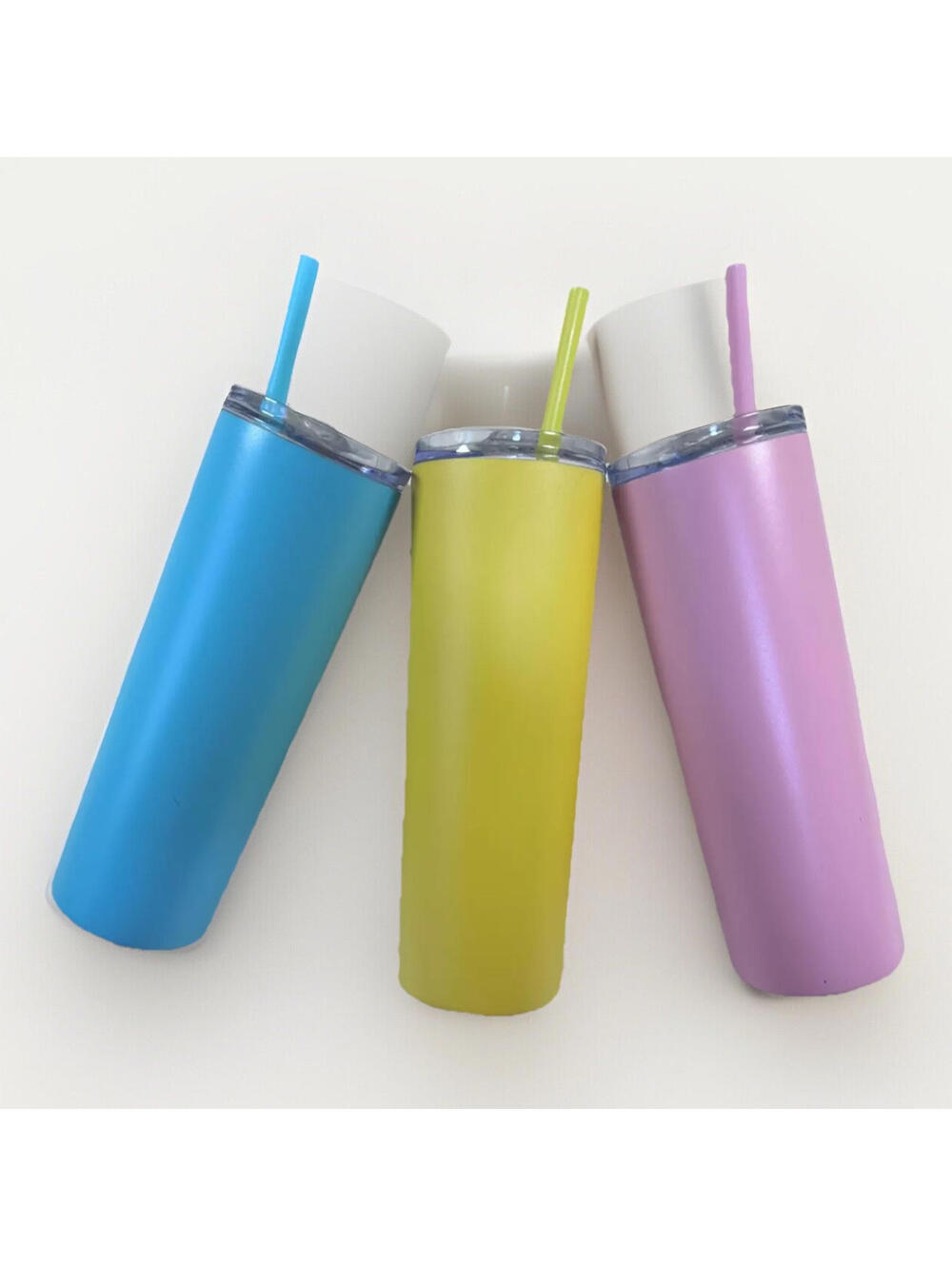 Set of 3~Pastel Colors 20 Oz Stainless Steel Coffee Tumbler